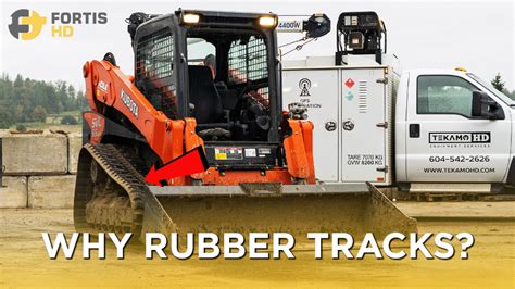 The Role of Rubber Tracks in Skid Steer Applications 